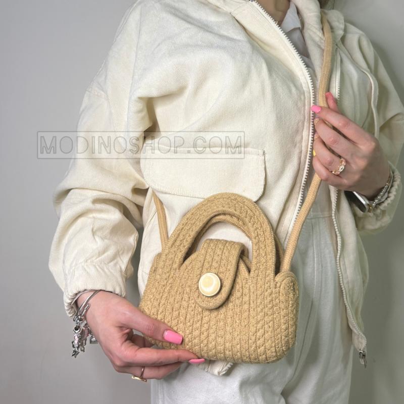 کیف زنانه کنفی دو دسته کد 2099