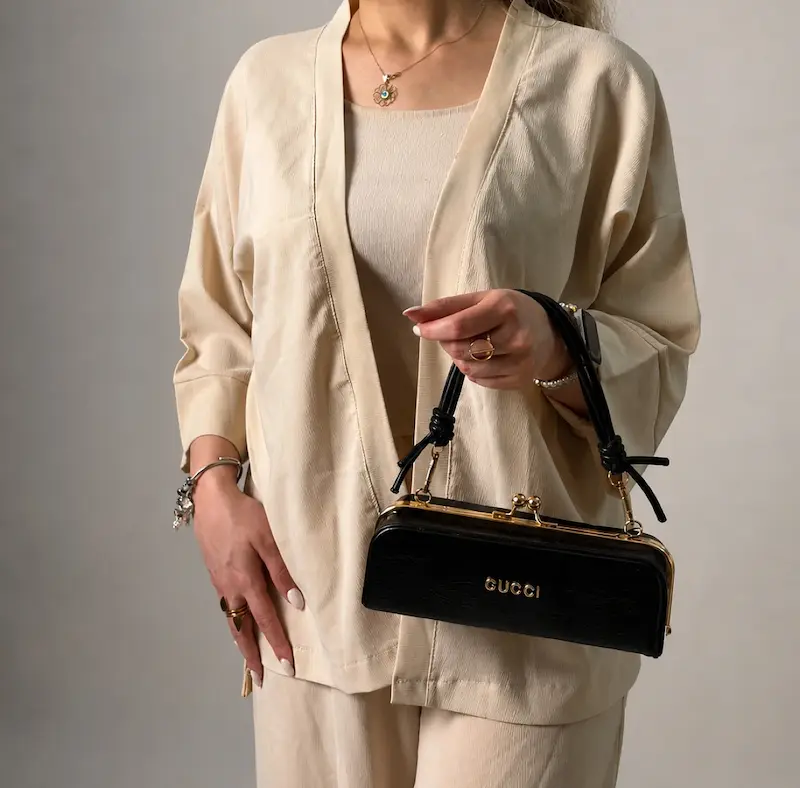 کیف دستی زنانه آما مشکی رنگ