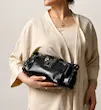 کیف دستی مشکی نقره ای زنانه و دخترانه
