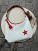  کیف دوشی زنانه ستاره دار سفید