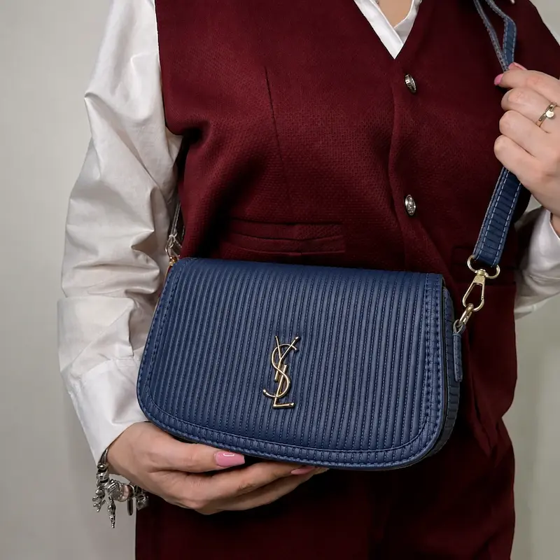 کیف پاسپورتی زنانه طرح YSL کد 2094-1