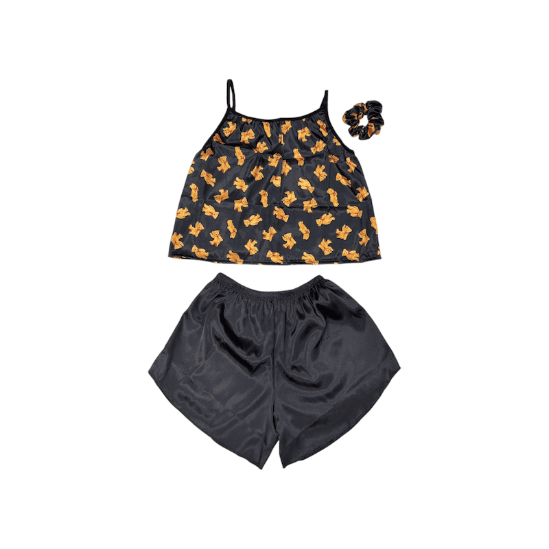 ست تاپ و شلوارک طرح تدی 071