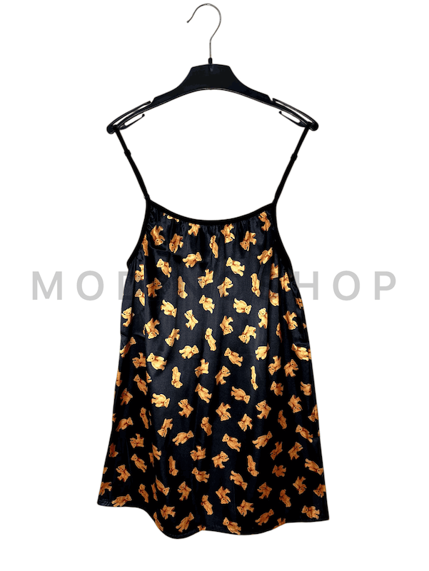 پیراهن ساتن طرح تدی 264