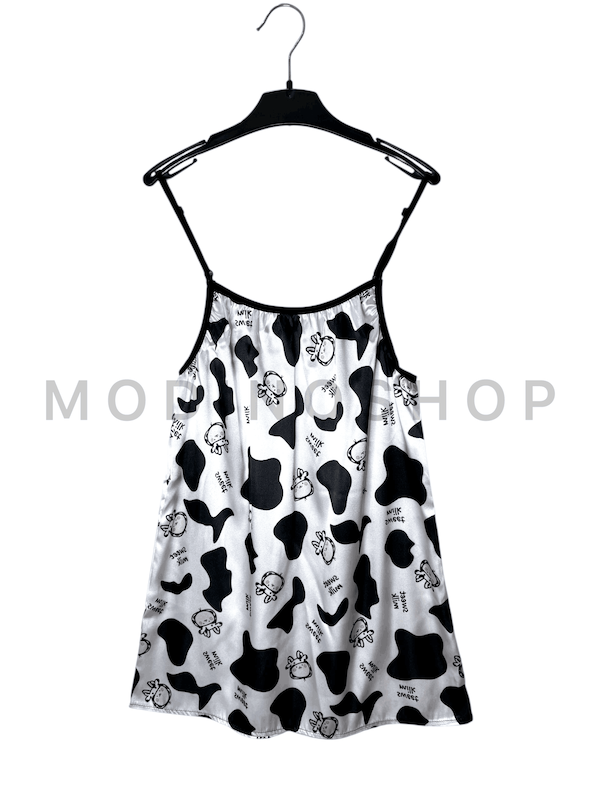 پیراهن ساتن طرح پوست گاوی 248