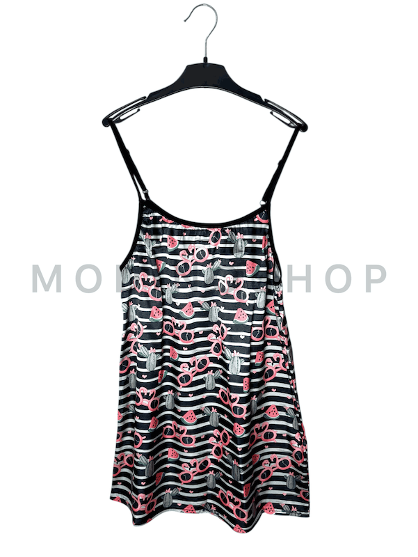 پیراهن ساتن طرح تابستان 239