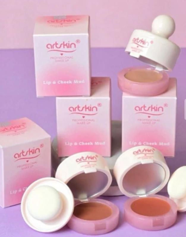 رژلب رژگونه دوکاره آرت اسکین پد دار 