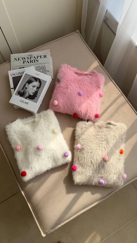 بافت موهر پوم دار