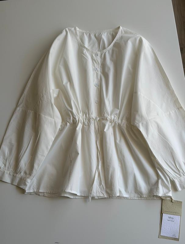 شومیز سفید کمر عروسکی