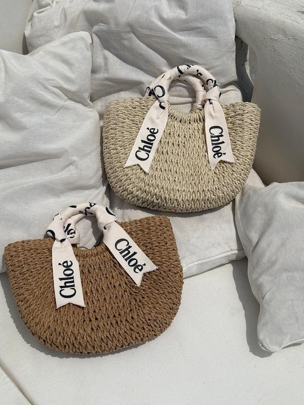 کیف حصیری chloe