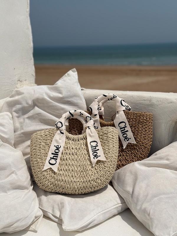 کیف حصیری chloe
