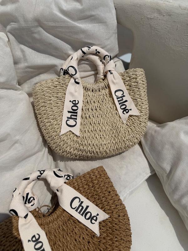 کیف حصیری chloe