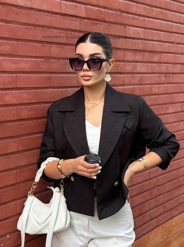 عینک دسته زیگزاگی گربه ای 