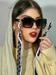 عینک افتابی طرح دسته گل