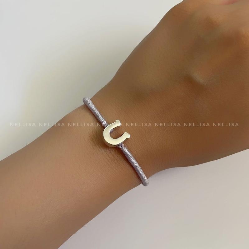 دستبند نقره زنانه و مردانه نعل