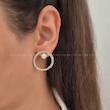 گوشواره خاویاری و مروارید - کد 8684