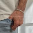 زنجیر نقره مردانه فیگارو 