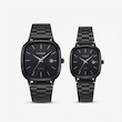 ست ساعت مچی مشکی عقربه‌ای کاسیو (Casio) طرح کلاسیک