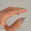انگشتر زنانه نگین دار طرح جواهری  - کد 8707