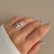 انگشتر دم وال نقره 