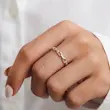 انگشتر نقره طرح زنجیری 