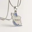 گردنبند زنانه و دخترانه نقشه ایران 