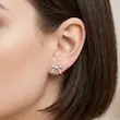 گوشواره فانتزی دخترانه پاپیون میناکاری