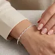 بنگل زنانه و مردانه نقره طرح پیچ