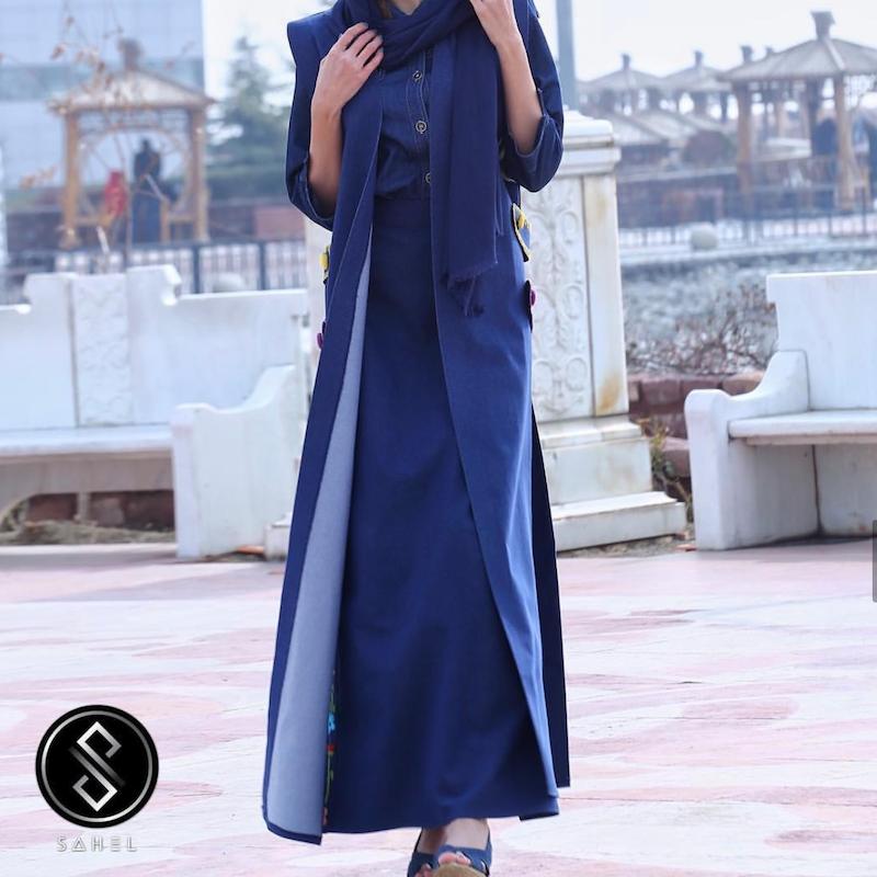 blue سارافون و دامن