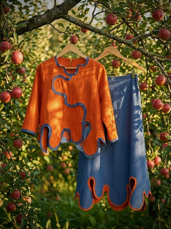 ست orange