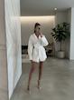 white شومیز+کمربند