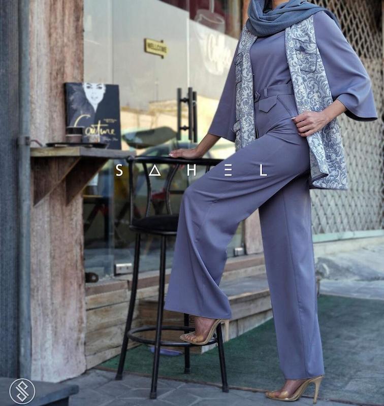 grayish شومیز و شلوار