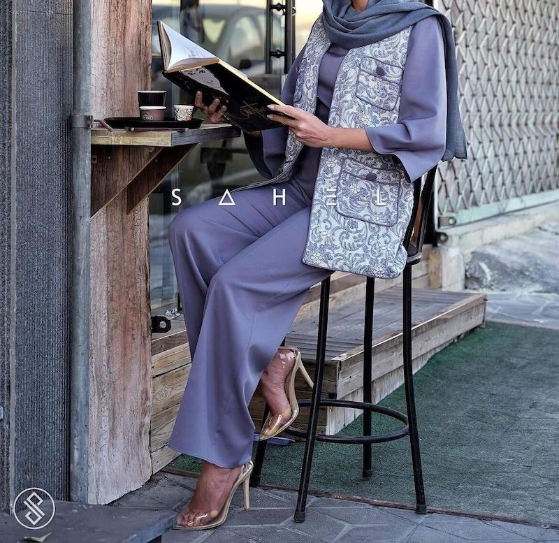grayish شومیز و شلوار