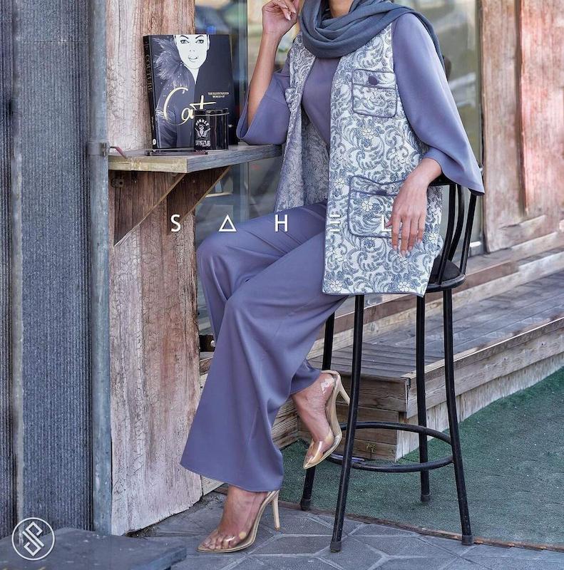 grayish شومیز و شلوار