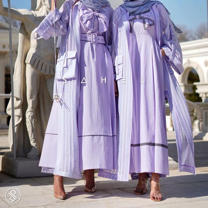 lavender مانتو و پیراهن