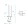 نازل آلیاژ مس زیر کونیوم با روکش کروم 0.8mm کریلیتی مناسب K1/K1Max