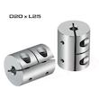 کوپلینگ آلومینیومی سخت 6*6 میلی متر Rigid Clamping Coupling D20 L25