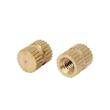 مهره برنجی آجدار اینسرتی سر بسته M2X4X3.5 میلی متر 