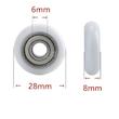 چرخ هرزگرد بلبرینگی 626ZZ سایز 6X28X8mm