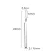 فرز برشکاری و حکاکی 0.8 میلیمتر قطر دنباله 3.17mm