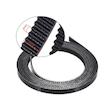 تسمه GT2-6 عرض 6mm با مغزی نخ استیل Steel Wire رنگ مشکی 