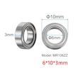 بلبرینگ مینیاتوری MR106ZZ ابعاد 6x10x3mm 