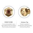 نازل اکسترودرCHT برنجی 0.2mm ولکانو 1.75mm(جریان بالا )