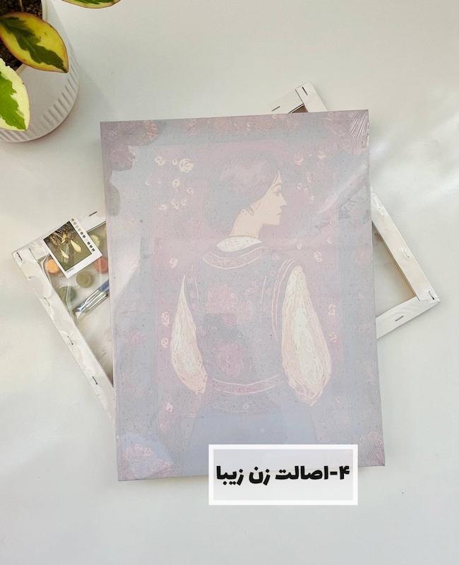 بوم نقاشی با اعداد ۳۰ در ۴۰