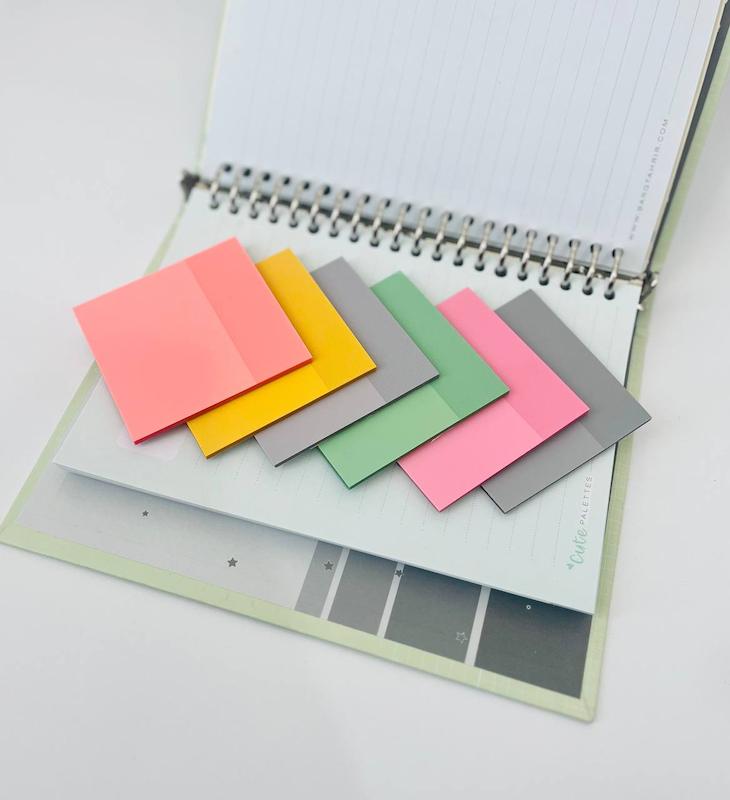 استیک نوت رنگی پاستلی