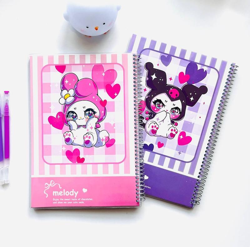 دفتر ۶۰ برگ مجلد سانریو