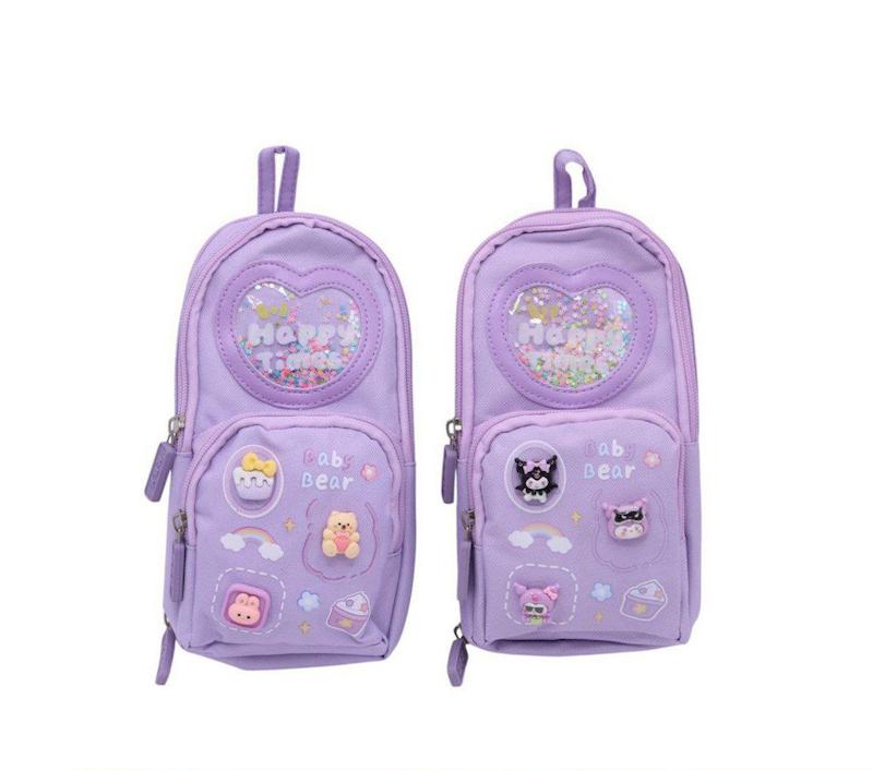 جامدادی استیکر دار ۳ زیپ اورجینال