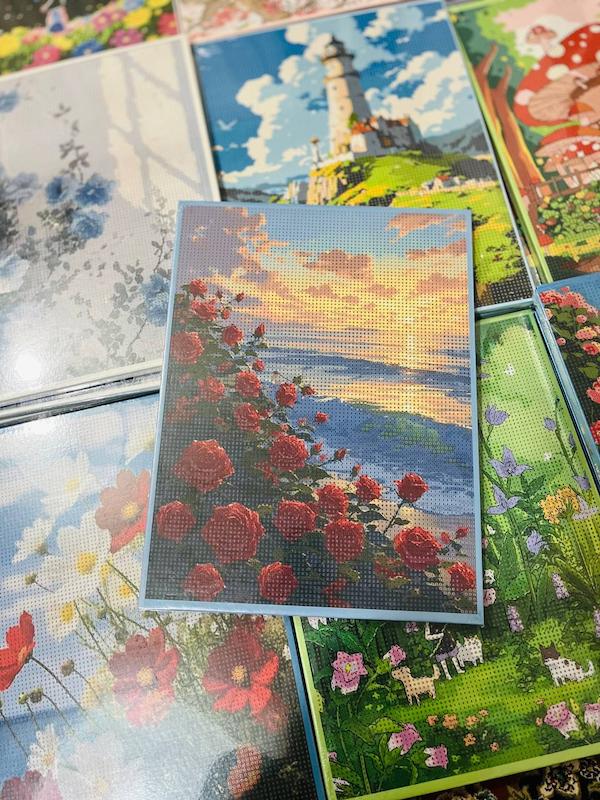 بوم نقاشی الماسی بزرگسال