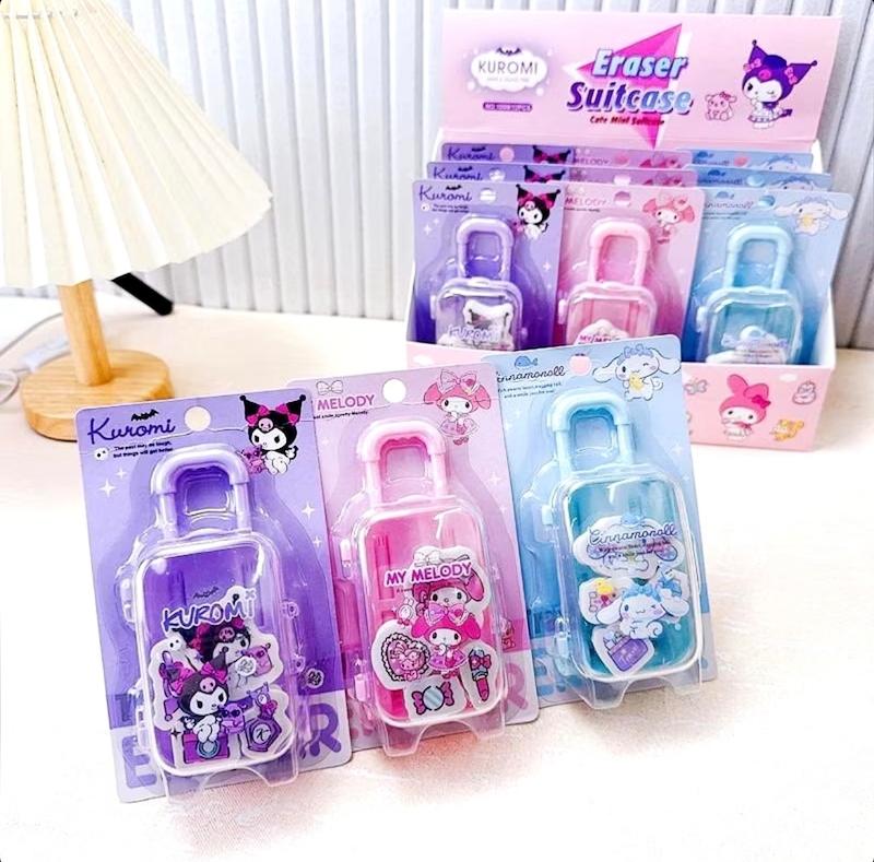 پاک کن چمدون شفاف کرومی