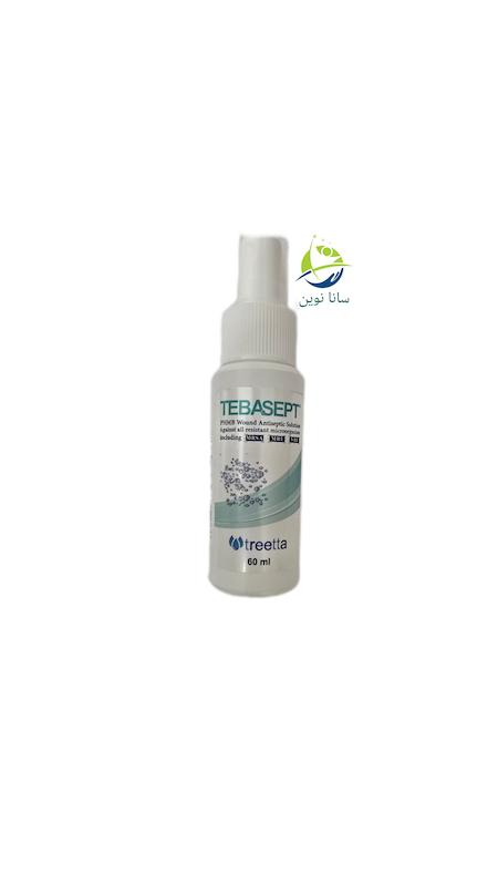 اسپری ضد عفونی کننده زخم طباسپت تریتا 60 میل PHMB 