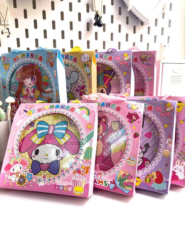 6مدل نقاشی الماسی ساعتی+گیفت الماسی🧡